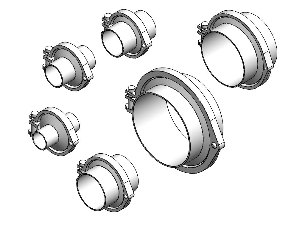 卡盘卡箍快接头卫生接头